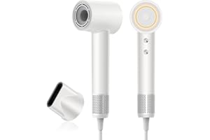 Hair Dryer,Negative Ion Blow Dryer for Women Men, 110, 000 RPM Brushless Motor, 3 Heat Settings, 360° Rotating Magnetic Nozzl