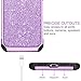 iPhone X/10 Case, iPhone XS Phone Case, BENTOBEN Shockproof Glitter Sparkle Bling 2 in 1 Hybrid Shiny Faux Leather Hard PC Soft Bumper Protective iPhone X/XS 5.8
