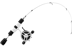 13 Fishing V3IFF-27ML-TS-LH: Freefall Ghost/Fate V3 Ice Combo 27" Ml (Medium Light) - Tickle Stick Tip with Tennessee Handle 