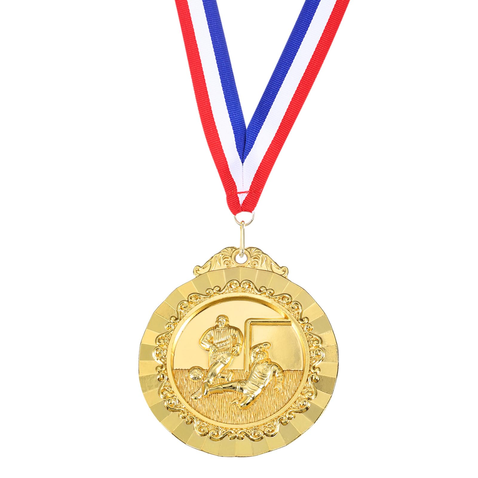 PATIKIL 2.5" Bowling Prize Award Medals, 1Pcs 1st Place Winner Medallion with Neck Ribbon for Tournament Competition Party Favor Sport, Gold