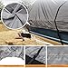 Leader Accessories 600D Polyester Runabout Boat Cover (Model E: 20'-22'L Beam Width up to 100'', Light Grey)