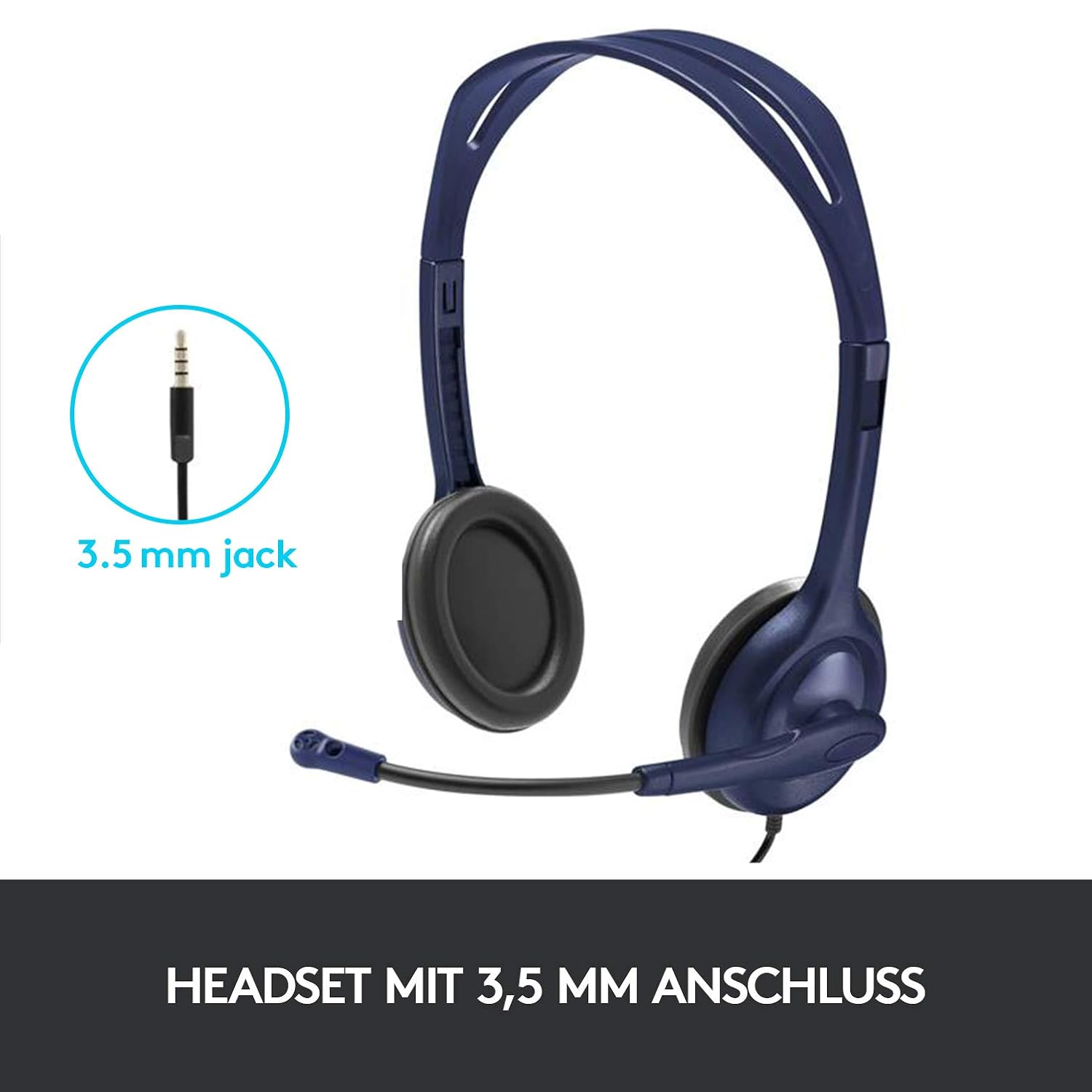 Connessione 3.5 mm Kit di 5 Unità per PC Tablet Logitech H390 Cuffie con  Microfono Mac Accessori per audio e video urban-earth.co.uk
