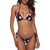 Bathing Suit Bikini, Top and Set Swimsuit for Women | Fashion Boxing Swimsuits, Halterneck Beach Swimming One Size Swim Wear
