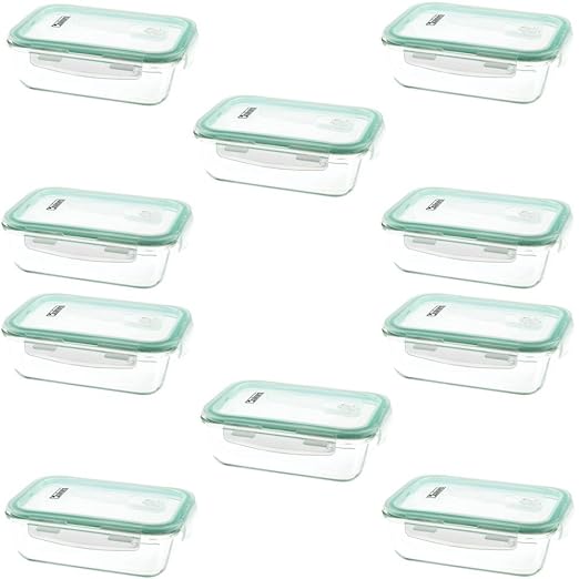 Culinario 10 Pieza Cloc - Recipiente hermético de Cristal ...