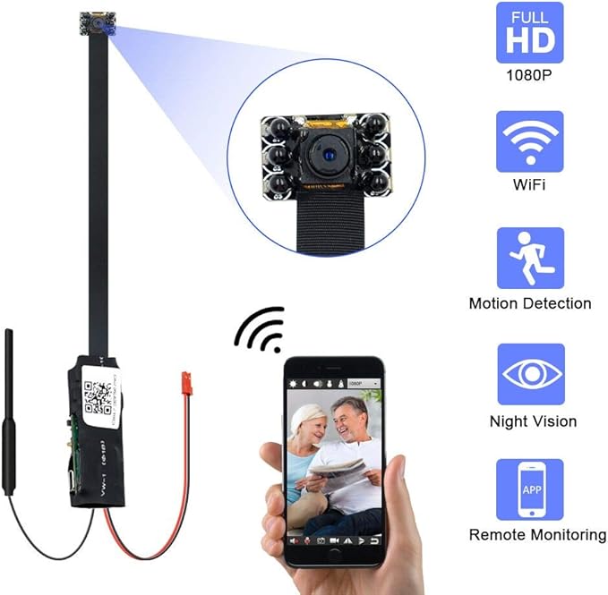 Mini Hidden Camera, UYIKOO HD 1080P Wifi Spy Camera Amazon.co.uk