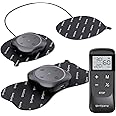 Comfytemp Wireless TENS Unit 30 Modes Muscle Stimulator for Pain Relief, FSA HSA Eligible 2 Packs Rechargeable TENS Machine with Remote, Pulse Muscle Stimulator for Back Shoulder Sciatica (4pads)