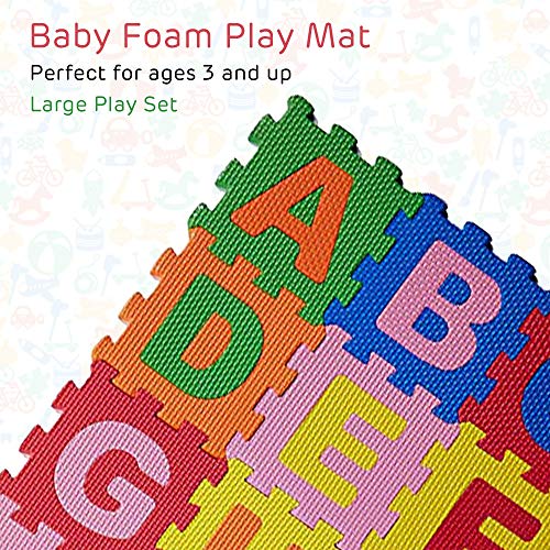 3 36+Piece+Interlocking+Alphabet+Colorful+Dimple