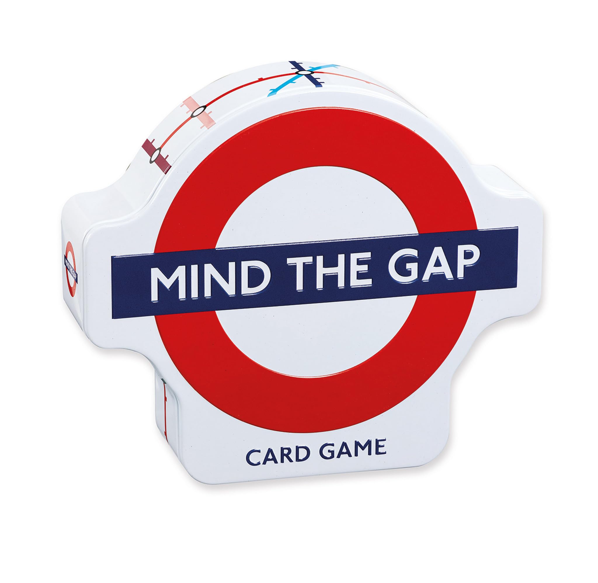 Gibsons Mind the Gap London Underground Travel Card Game Officially Licensed by Transport for London Matching Game for Adults and Kids Ages 6 Plus 2 to 8 Players Compact Tin for Family Fun Anywhere