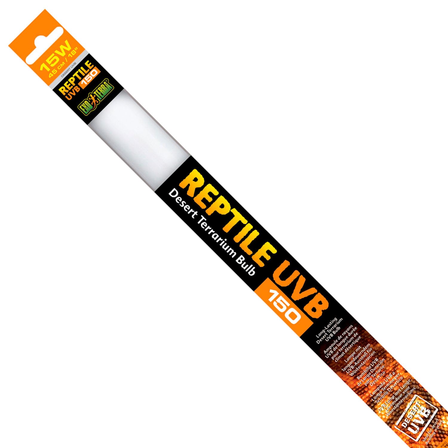 Exo Terra Reptile UVB 150 Bulb, 15 W, 18 in