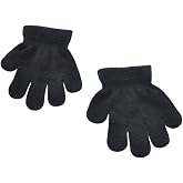 BaiX Toddler Boys and Girls Winter Knitted Writing Gloves, 1-3 Years Old