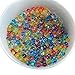 ZHENDUO Huge 2 Pounds(200,000pcs) Pack of Water Beads, Rainbow Mix, Gel Water Gun Bullets, Sensory Toy and Decorations