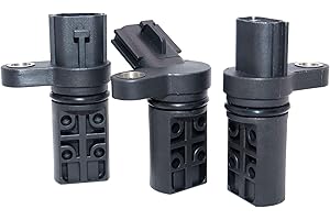 KEJSTED 3PCS Camshaft Crankshaft Position CPS Sensor Kit 23731-AL60A 23731-AL61A 23731-6J90B Compatible with Nissan Altima 350Z Maxima Frontier Murano NV1500 2500 Pathfinder Quest Xterra Infiniti G35