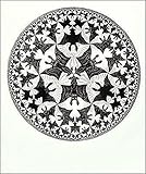 Angels and Devils - Circle Limit IV by M.C. Escher 25.625x21.75 Art Print Poster Art Poster Print by M. C. Escher, 22x26