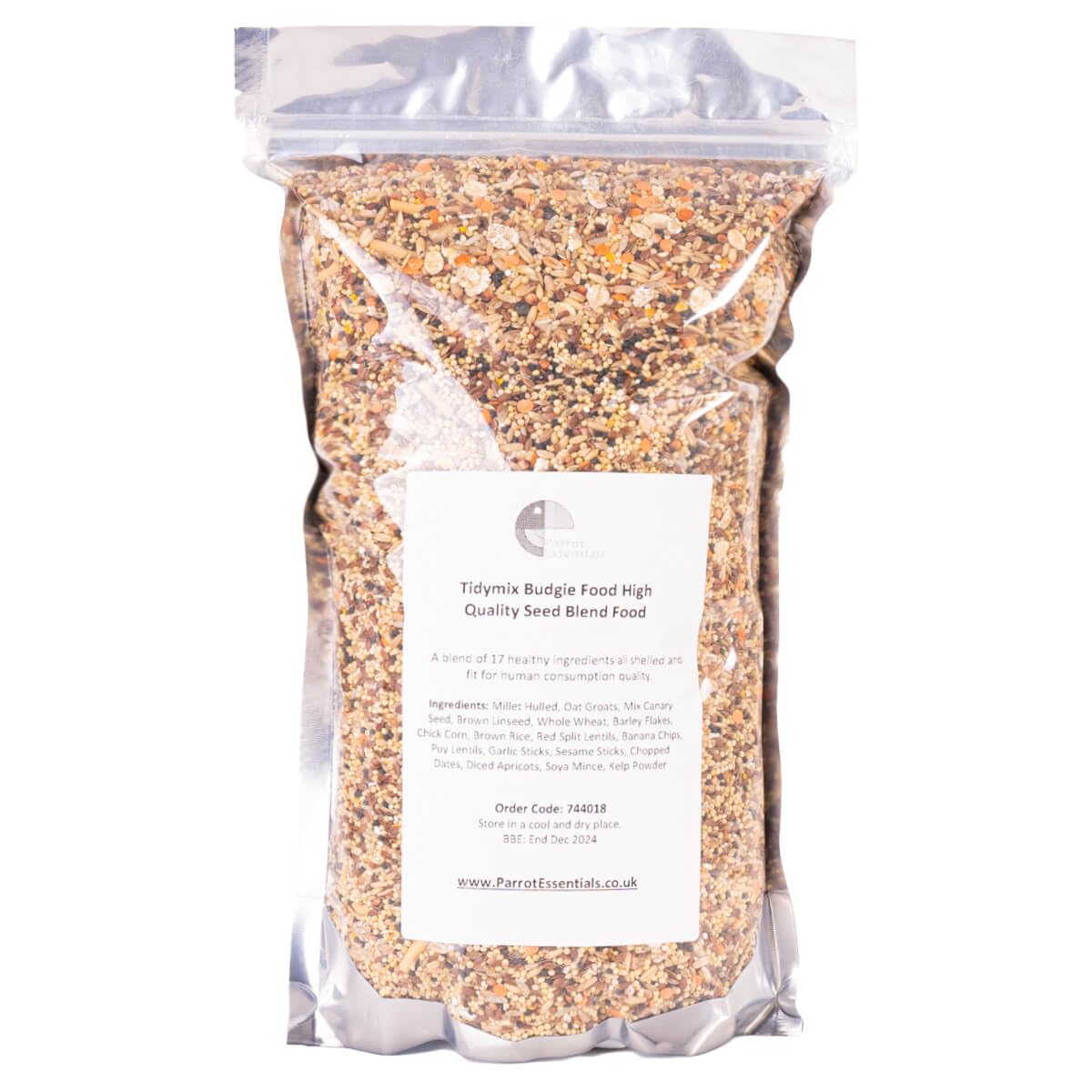 Tidymix Premium Quality Budgie Diet Seed Blend (2.30 kg), For Small Birds like Budgies, Parakeets, Parrotlet, Lovebirds, Quaker, Canary, Red-Faced Parrot