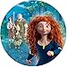 Projectables 11749 Six Image Brave LED Plug-in Night Light, Purple and Teal, Light Sensing, Auto On/Off, Projects Disney/Pixar Characters Merida, King Fergus, Queen Elinor on Ceiling, Wall, or Floor