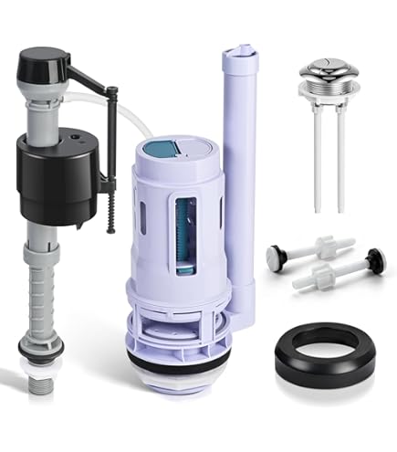 American Standard Dual Flush Valve #A2412 - Replacement Flush Valve For Flowise 4035 Toilets, White