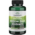 Swanson White Willow Bark Extract - Promotes Joint Support and Muscle Relief - Standardized to 15% Salicin - Natural Supplement with No Stomach Irritation - (120 Capsules, 500mg Each)