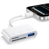USB C SD Card Reader for iPhone 17 16 15 Pro Max USB 3 Port | USB C to Memory SD TF SS Card Reader TypeC Camera Memory Card Adapter for Samsung Galaxy S26 S25 S24 S23 A17 A16 A15
