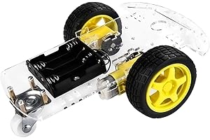 EMO Smart Robot Car Chassis Kit with Motors, Speed Encoder and Battery Box for DIY