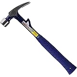 Estwing Hammertooth Hammer - 22 oz Straight Rip Claw with Smooth Face & Shock Reduction Grip - E6-22T
