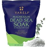 Yareli Magnesium Flakes Dead Sea Bath Soak, 5lb Eucalyptus
