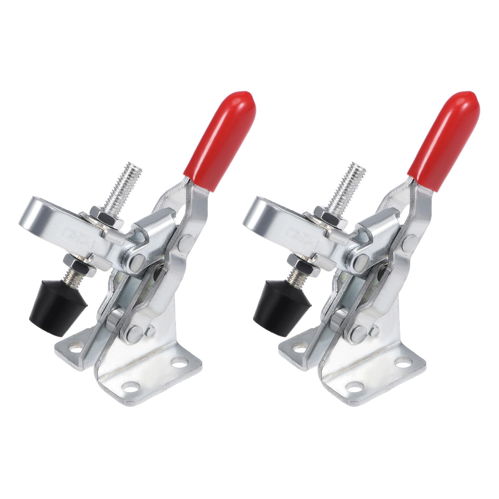 CoCud Toggle Clamp, BRH-101-A 110Lbs Holding Capacity, Horizontal Quick Release Down Clamp Duty - (Applications: for Woodworking), 2-Pieces