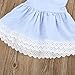 Happy Town Toddler Baby Girls Floral Dress Party Ball Gown Lace Formal Dresses Sundress (Blue, 3-4 T)