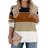 RITERA Womens Plus Size Sweaters Long Sleeve Casual Pullover Warm Knit Jumper Tops XL-5XL