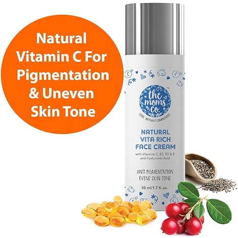 La crema de cara Vita Natural Rich Moms Co. (50 g): Amazon.es: Belleza