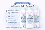 Johnson's Baby Powder 600g Multipack 3 x 200g Mild & Gentle view 4