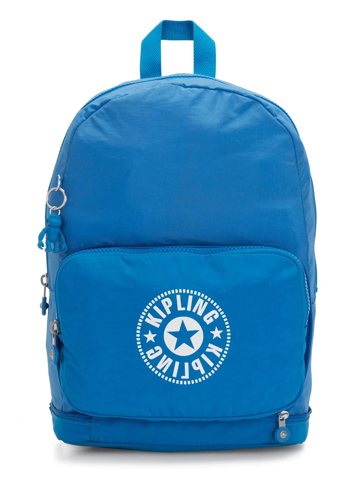 Kipling CLASSIC NIMAN FOLD School Backpack, 49 cm, 21 liters, Blue (Methyl Nc)