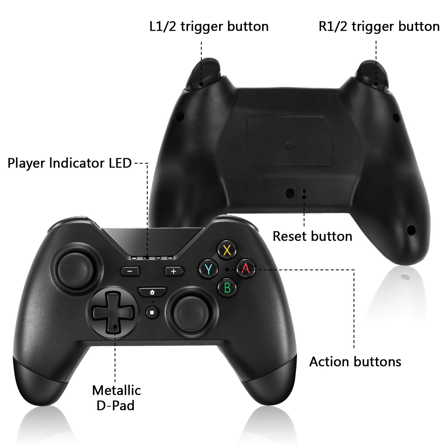 Wireless Game Controller For Nintendo Switch Wireless Censor Vibration Gampad Support Nintendo Swtich/Android system/PC