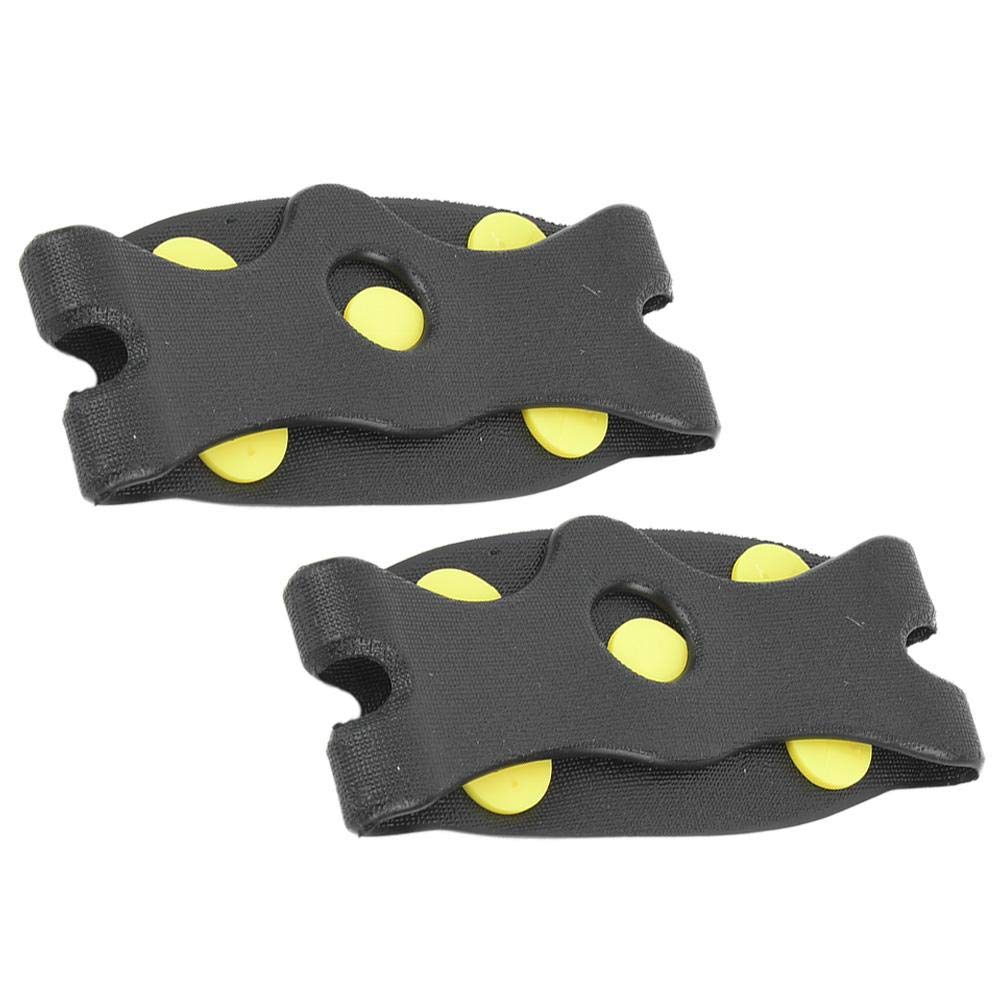 Alomejor Snow Shoes Grips Anti Slip Snow Traction Cleats Crampon Spikers Ice Traction Slip on Boots Shoes Cover