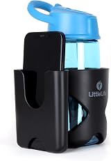 LittleLife Buggy Cup and Phone Holder Universal Stroller Bottle Organizer view 2