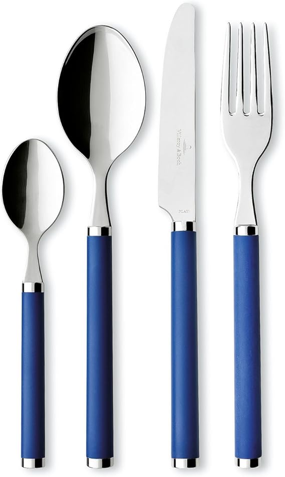 Duo, Bleu outremer - Set de 5 couverts de table