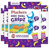 Plackers Kids Flossers, 75 Count (Pack of 4)