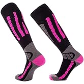 Pure Athlete Ski Socks Warm Merino Wool - Best Lightweight Thin Ski Snowboard Sock Women Men