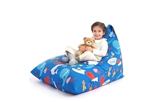 Nobildonna stuffed animal storage only for children and adults, extra large bean bag without filling in plush toy holder and 