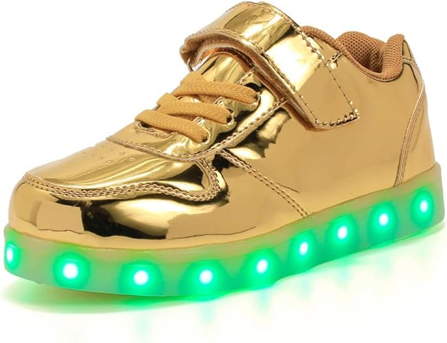Amazon Hotdingding 光る靴 スニーカー キッズ 発光シューズ Ledスニーカー シューズ 7色 光るくつ 超可愛い Usb充電式 スポーツシューズ ボーイズ ガールズ 子供用 カジュアル シューズ Hotdingding 運動靴 スニーカー