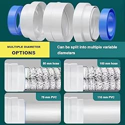 3'' 4'' Backdraft Damper Duct Draft Stopper Draft