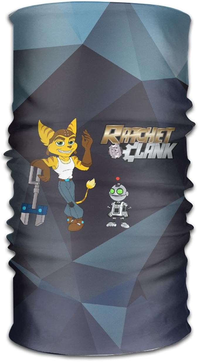 Amazon Co Jp Ariアリ アクション ゲーム ラチェット キャラ 柔らか 大人 ヘッドバンド フェイスマスク 頭巾 バンダナ スカーフ 吸汗速乾 抗菌消臭 服 ファッション小物