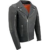Milwaukee Leather Men's Vented Updated Motorcycle Jacket