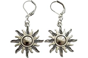 Sun Lever Back Earrings, Trendy Weather Jewelry, Bohemian Exquisite Galaxy Celestial Accessories