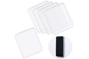 Outus 15 Pack Sticky Gel Pads 3inch Double Sided Adhesive Pads Removable Traceless Anti-Slip Tape for DIY Craft Wall Home Car Cell-Phone Office