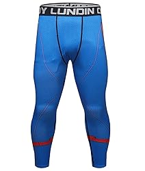 Red Plume Men's Compression Elastic Tight Leggings