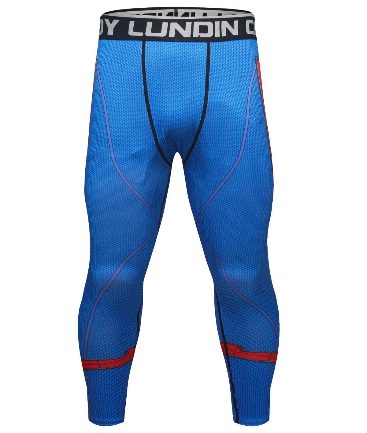Red Plume Men's Compression Elastic Tight Leggings