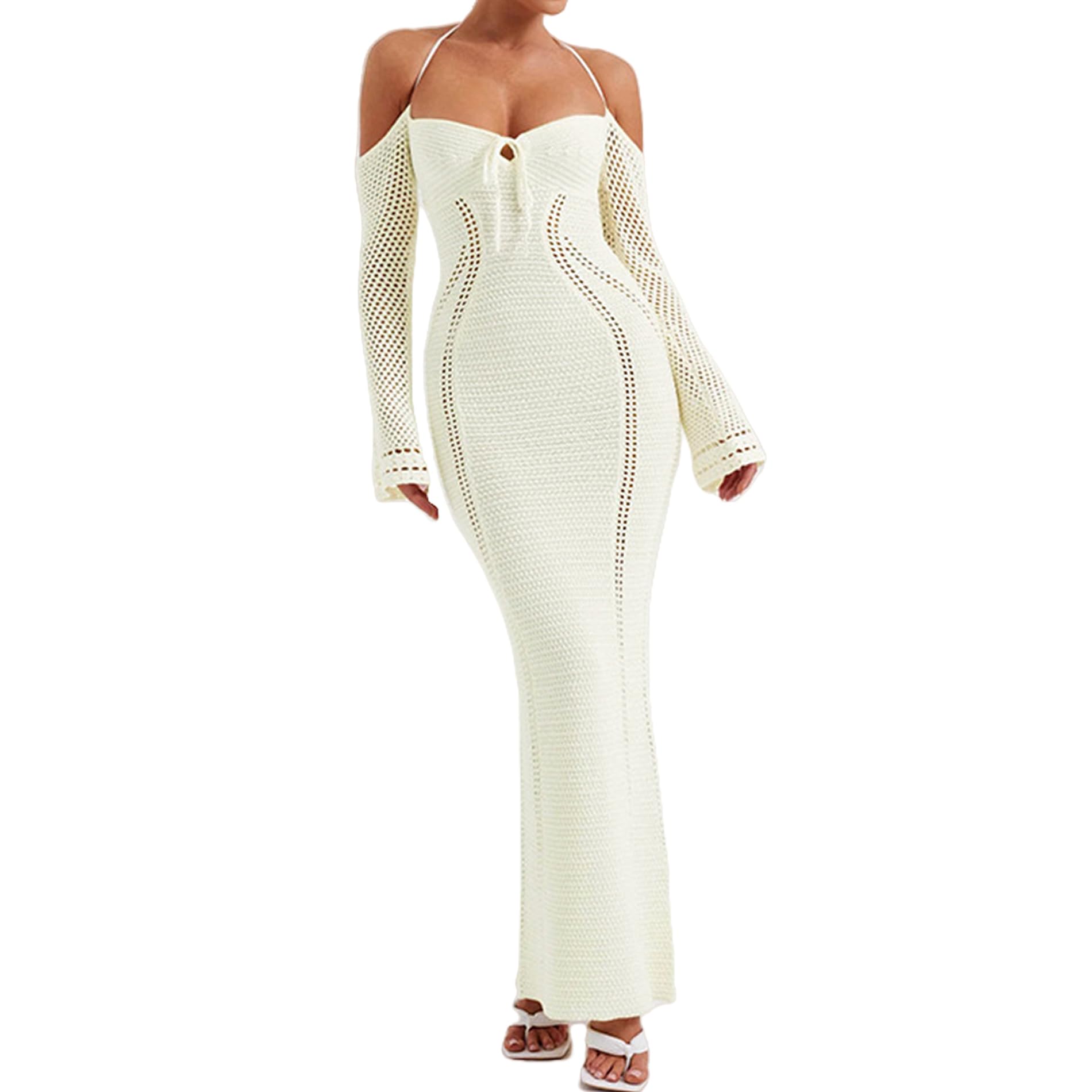 Luxury Sexy Backless Hollow Out Sparkle Diamond Evening Prom Women Birthday Celebrate Stage Nightclub Outfit