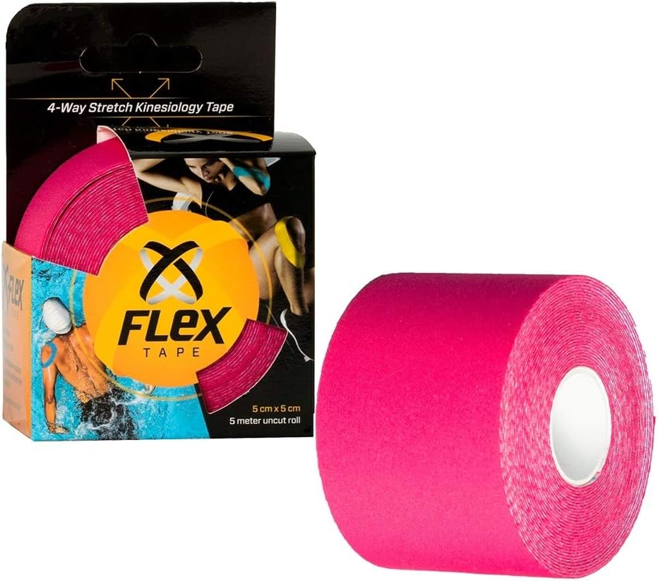 XFlex K Tape Waterproof Uncut Roll Physio Tape 4 Way