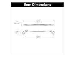 Hickory Hardware 1 Pack Solid Core Kitchen Cabinet