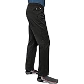 SportHill Men's 3SP Terrain II Straight-Leg Mid-Rise Jeans-Like Fit Warm Run Pants with Drawcord | Flatlocked Inseam